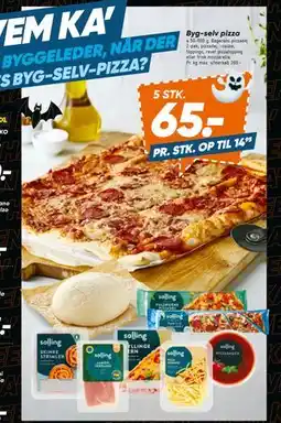 Bilka Byg-selv pizza, DKK 65 tilbud