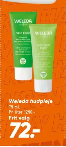 Bilka Weleda hudpleje, DKK 72 tilbud