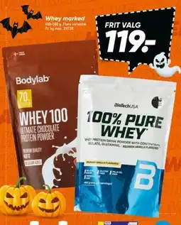 Bilka Whey marked, DKK 119 tilbud