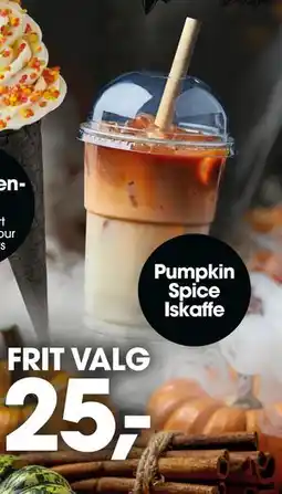 Bilka Pumpkin Spice Iskaffe, DKK 25 tilbud