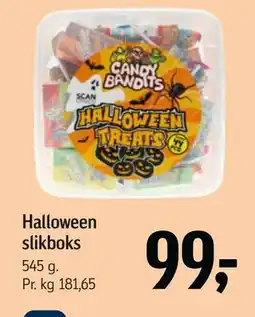 Føtex Halloween slikboks, DKK 99 tilbud