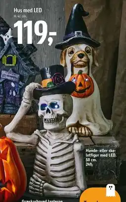 Føtex Hunde- eller skeletfigur med LED, DKK 249 tilbud