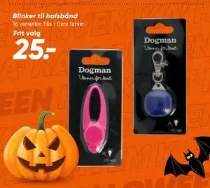 Bilka Blinker til halsbånd, DKK 25 tilbud