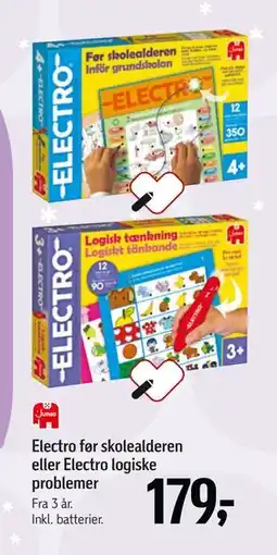 Føtex Electro før skolealderen eller Electro logiske problemer, DKK 179 tilbud
