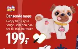 Føtex Dansende mops, DKK 199 tilbud