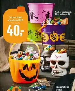 Føtex Trick or treat spand med LED, DKK 40 tilbud