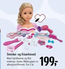 Føtex Sminke- og frisørhoved, DKK 199 tilbud