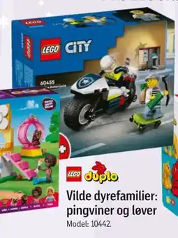 Føtex Vilde dyrefamilier: pingviner og løver, DKK 55 tilbud