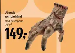 Føtex Gående zombiehånd, DKK 149 tilbud