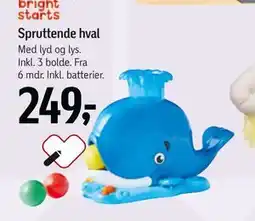 Føtex Spruttende hval, DKK 249 tilbud