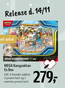Føtex MEGA Kangaskhan Ex Box, DKK 279 tilbud