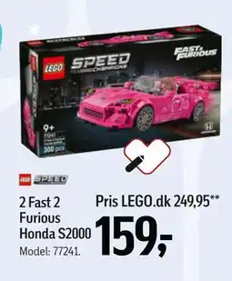 Føtex 2 Fast 2 Furious Honda S2000, DKK 159 tilbud