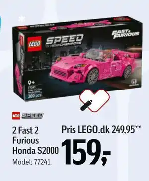 Føtex 2 Fast 2 Furious Honda S2000, DKK 159 tilbud