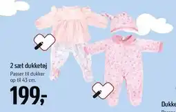 Føtex 2 sæt dukketøj, DKK 199 tilbud