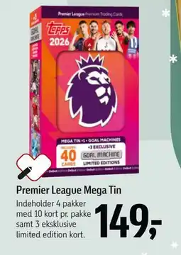 Føtex Premier League Mega Tin, DKK 149 tilbud