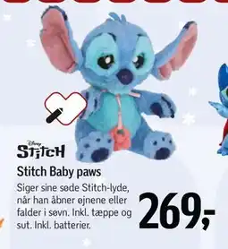 Føtex Stitch Baby paws, DKK 269 tilbud