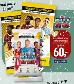 Føtex Topps Match Attax Champions League, DKK 60 tilbud
