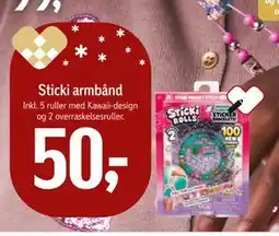 Føtex Sticki armbånd, DKK 50 tilbud
