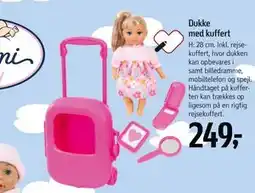 Føtex Dukke med kuffert, DKK 249 tilbud