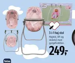 Føtex 3-i-1 høj stol, DKK 249 tilbud