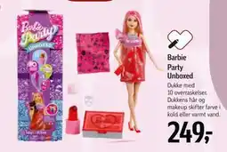 Føtex Barbie Party Unboxed, DKK 249 tilbud
