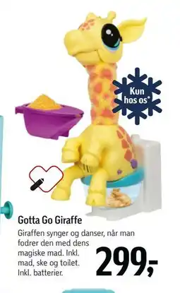 Føtex Gotta Go Giraffe, DKK 299 tilbud