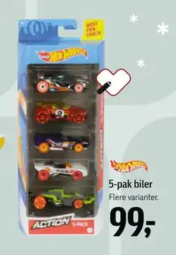 Føtex 5-pak biler, DKK 99 tilbud