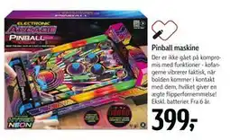 Føtex Pinball maskine, DKK 399 tilbud
