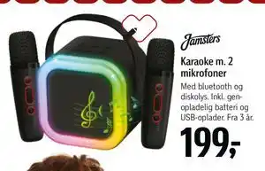 Føtex Karaoke m. 2 mikrofoner, DKK 199 tilbud
