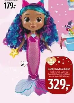 Føtex Gabby havfruedukke, DKK 329 tilbud
