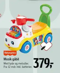 Føtex Musik gåbil, DKK 379 tilbud