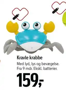 Føtex Kravle krabbe, DKK 159 tilbud