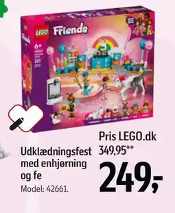 Føtex Udklædningsfest med enhjørning og fe, DKK 249 tilbud