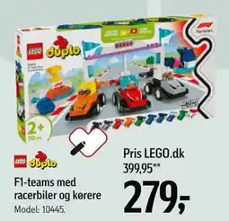Føtex F1-teams med racerbiler og kørere, DKK 279 tilbud