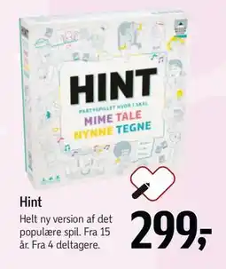 Føtex Hint, DKK 299 tilbud