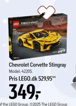 Føtex Chevrolet Corvette Stingray, DKK 349 tilbud