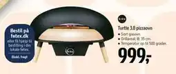 Føtex Turtle 3.0 pizzaovn, DKK 999 tilbud