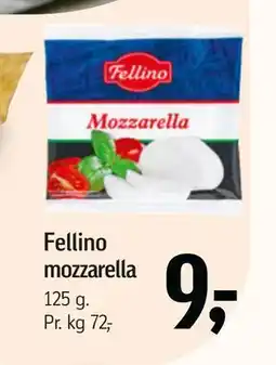 Føtex Fellino mozzarella, DKK 9 tilbud