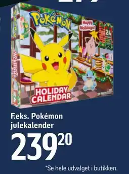 Føtex Pokémon julekalender, DKK 239.2 tilbud