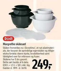Føtex Margrethe skålesæt, DKK 249 tilbud