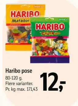 Føtex Haribo pose, DKK 12 tilbud