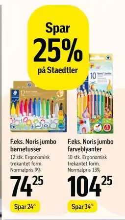 Føtex Spar 25% på Staedtler tilbud
