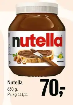 Føtex Nutella, DKK 70 tilbud