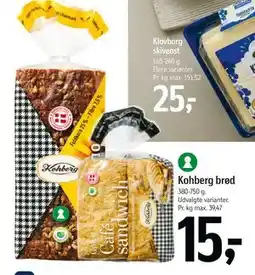 Føtex Kohberg brød, DKK 15 tilbud