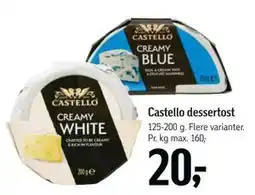 Føtex Castello dessertost, DKK 20 tilbud