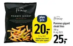 Føtex Pommes gigant steak fries, DKK 25, App-pris tilbud