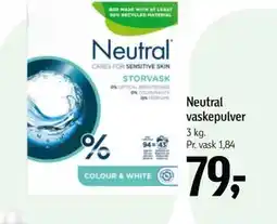 Føtex Neutral vaskepulver, DKK 79 tilbud