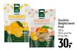 Føtex Sunshine Delights tørret frugt, DKK 30 tilbud