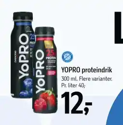 Føtex YOPRO proteindrik, DKK 12 tilbud