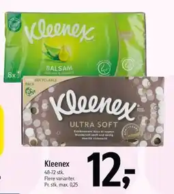 Føtex Kleenex, DKK 12 tilbud